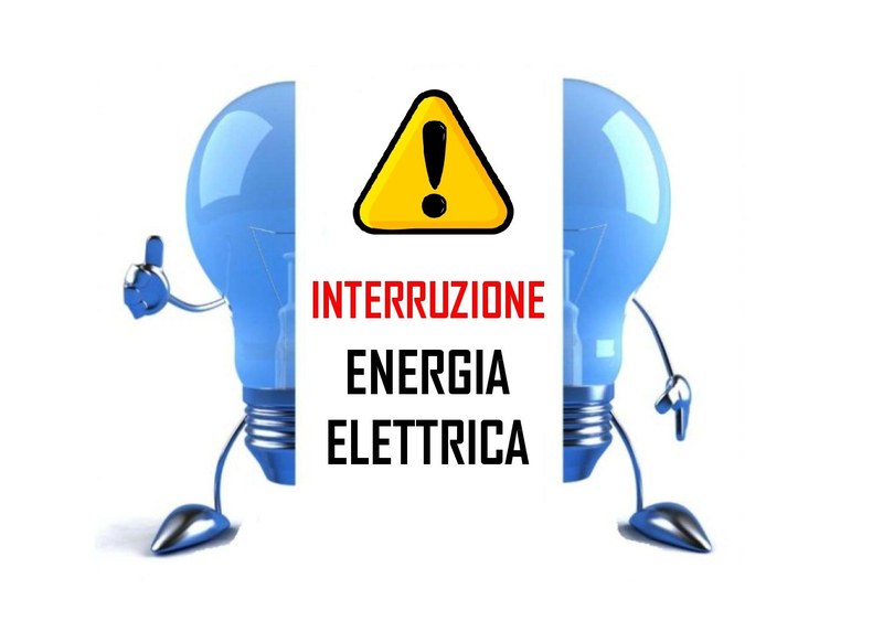 Avviso interruzione energia elettrica - Martedì 26 e Mercoledì 27 Novembre 2024