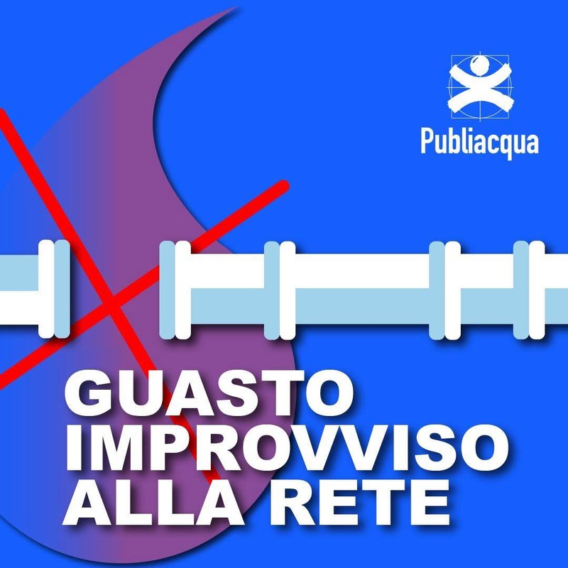 Lavori di Publiacqua in località Il Fabbro per guasto improvviso