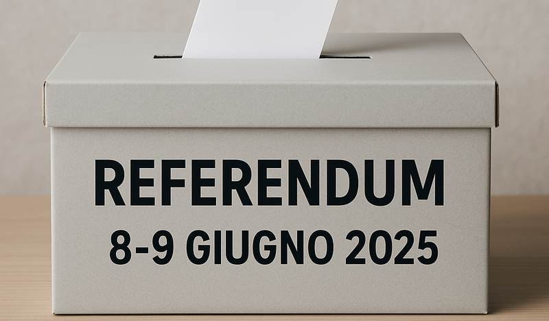 Referendum abrogativi 2025: tutte le informazioni per i cittadini del Comune di Cantagallo