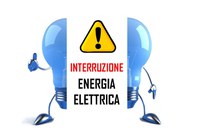Avviso interruzione energia elettrica - Mercoledì 24 Aprile